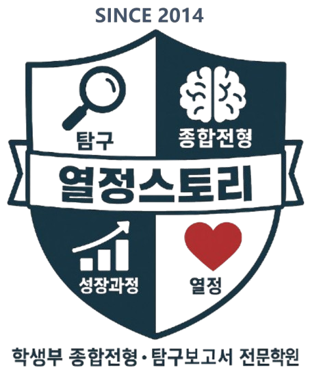 열정스토리 Since 2014 브랜드 엠블럼